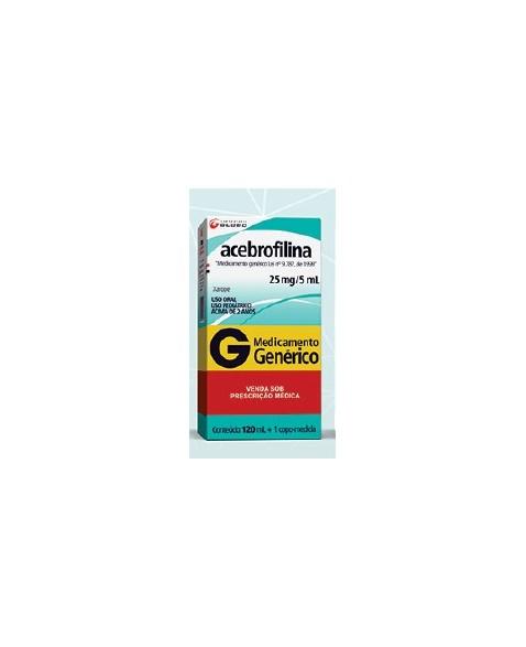 ACEBROFILINA XPE INF 25MG/5ML C/120 ML/GLOBO