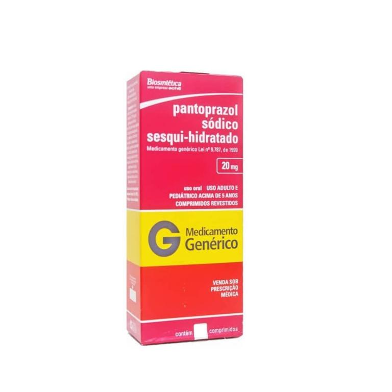 PANTOPRAZOL 20 MG 14 CP BIOSSINTÉTICA