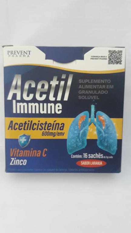 ACETIL IMMUNE 600 MG C 16 ENVELOPES PVT. GTIN: 7898716452137