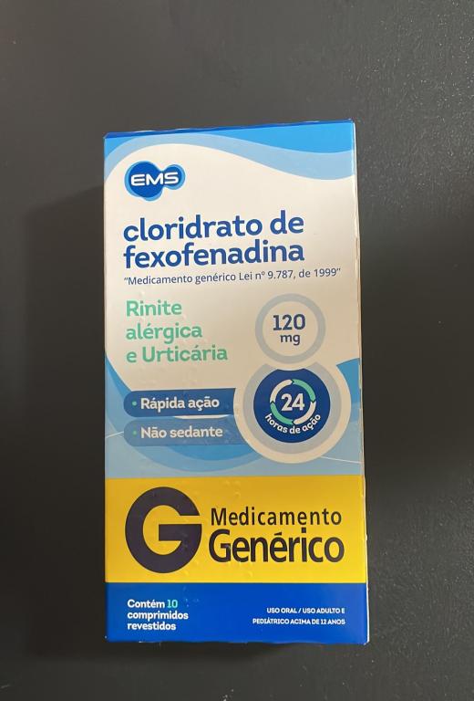 FEXOFENADINA 120 MG 10 CP EMS