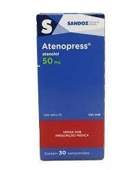 ATENOLOL 50 MG 30 CP  SANDOZ. ATENOPRESS