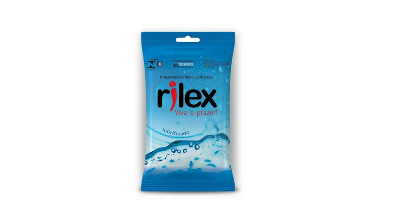PRESERVATIVO RILEX LUBRIFICADO AZUL C/3