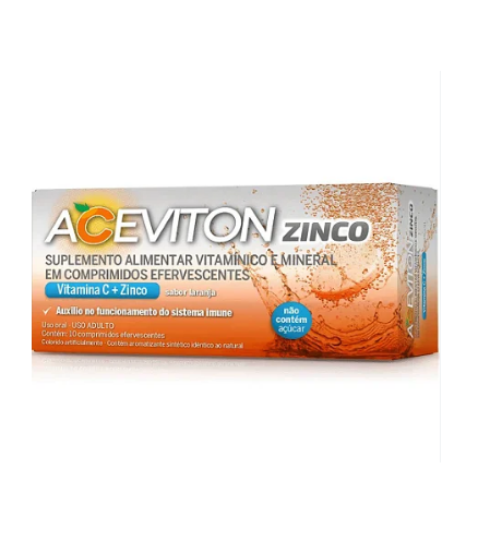 VITAMINA C ACEVITON ZINCO COMP EFERV 1 TB X 10 CIMED