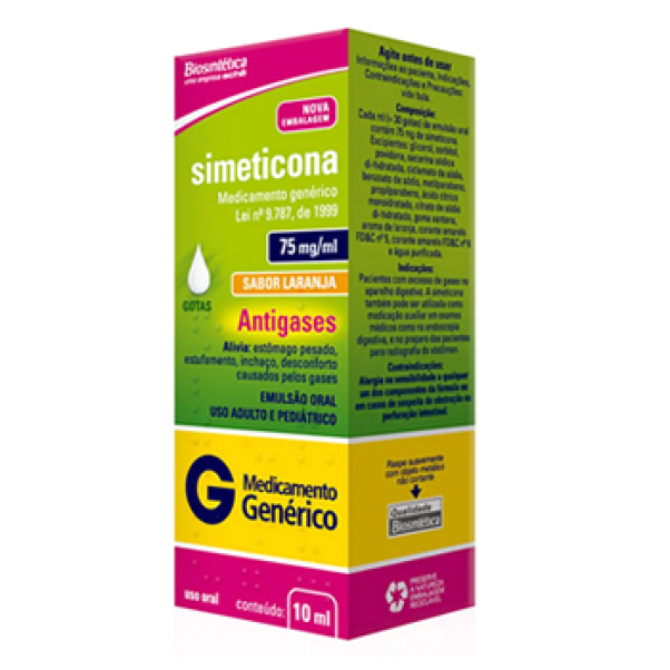 SIMETICONA 75MG C/10ML  BIOSINTETICA