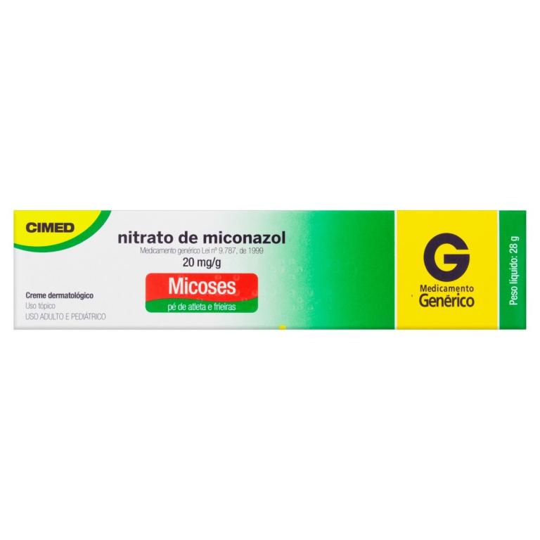 MICONAZOL 20MG/G CREME BG 28G CIMED NITRATO DE