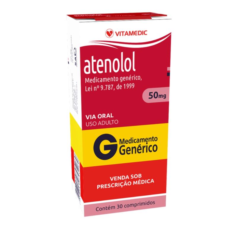 ATENOLOL 50 MG 30 CP VITAMEDIC