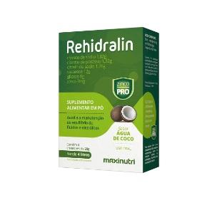 REHIDRALIN 4ENV AGUA DE COCO SAIS REIDRATAÇÃO ORAL 28G MAXINUTRI