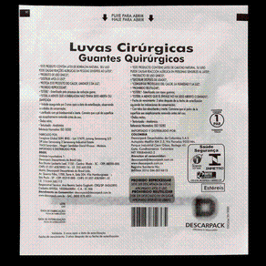 LUVA EST 7,0 LUVA EST 7,0 C/PO PR DESCARPACK