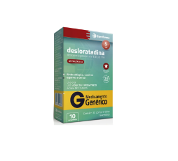 DESLORATADINA 5MG 10CPR EUROFARMA