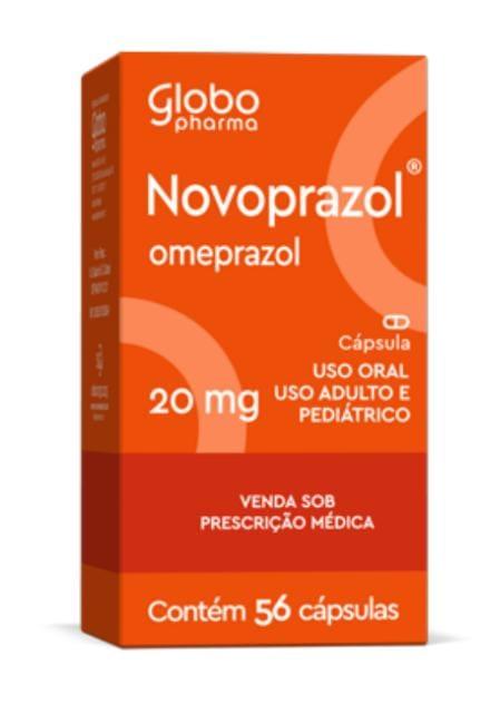 NOVOPRAZOL 20MG 56CAP DURA OMEPRAZOL GLOBO