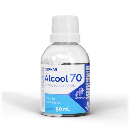 ALCOOL 70% 50ML UNIPHAR