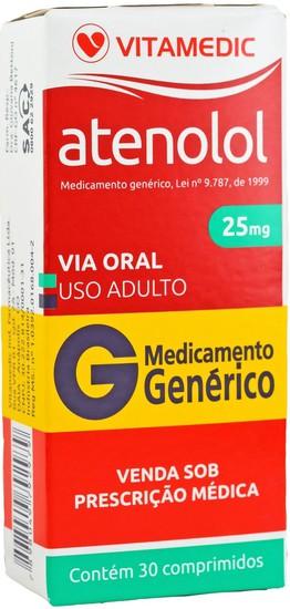 ATENOLOL 25MG 30CPR VITAMEDIC