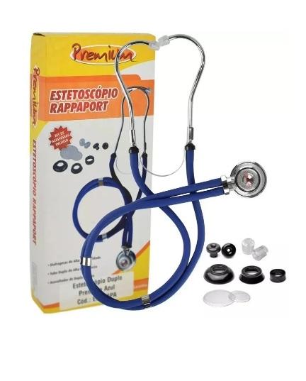 ESTETOSCOPIO RAPPAPORT AZUL PREMIUM PROFISSIONAL