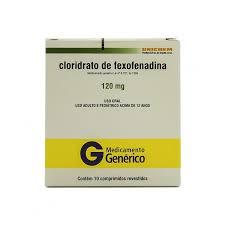 FEXOFENADINA 120 MG 10 CPR  UNICHEM