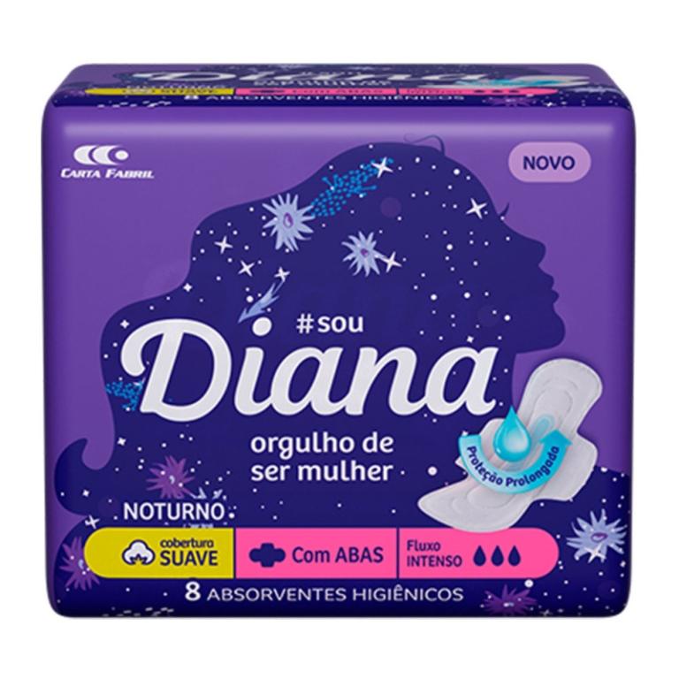 ABSORVENTE DIANA NOT SU C/ABAS C/8
