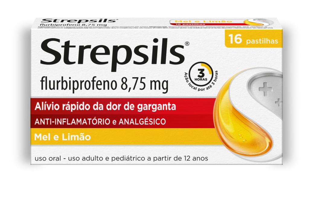 STREPSILS MEL E LIM 16 PAST FLURBIPROFENO 8,75MG