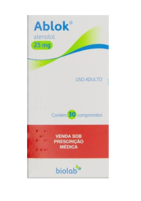 ABLOK 25MG 30 CP (ATENOLOL)