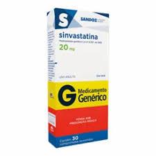 SINVASTACOR 20MG 30CP REV SINVASTATINA SANDOZ