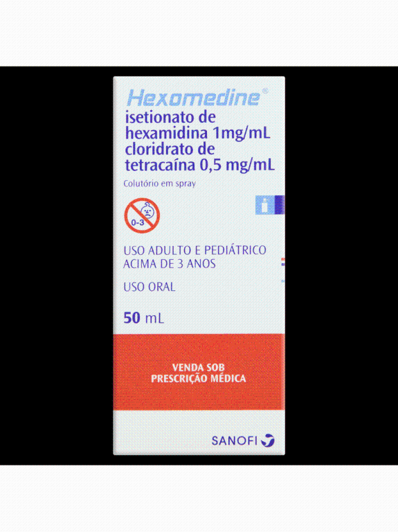 HEXOMEDINE 1MG0,5MGML FR50ML SOL SPRAY