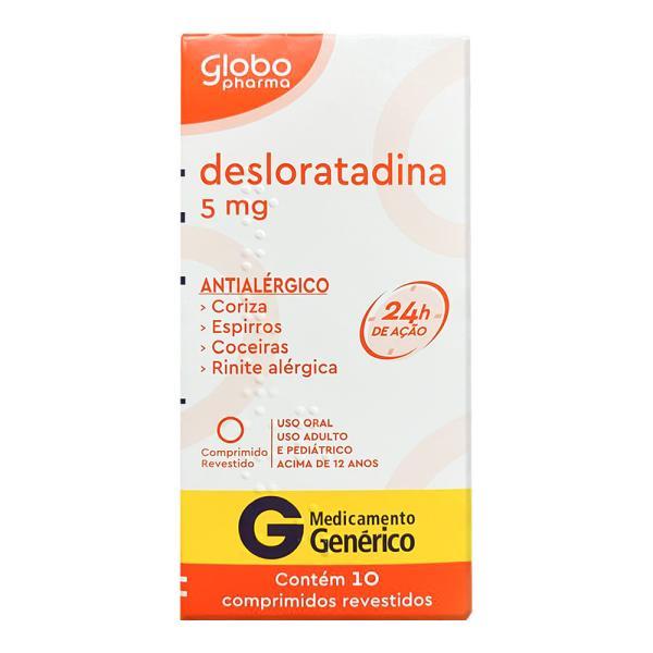 DESLORATADINA 5MG 10CPR REV GLOBO