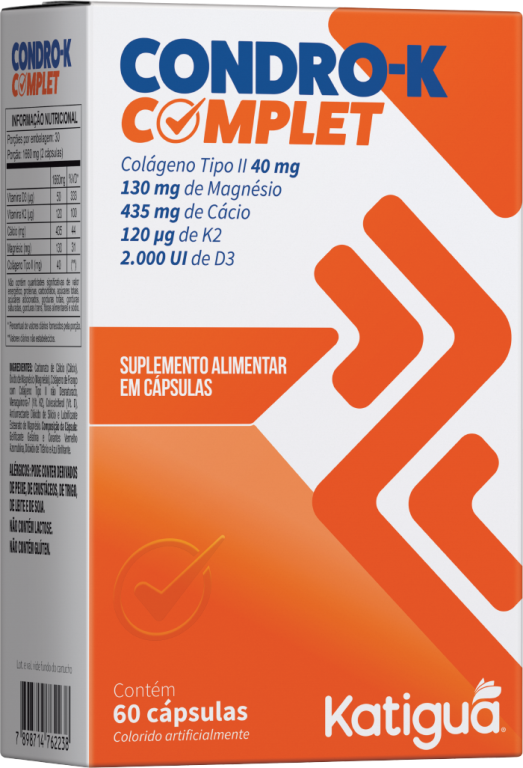 CONDRO-K COMP CAL+MAG+TIPOII+K2+D3 60CPS KATIGUA