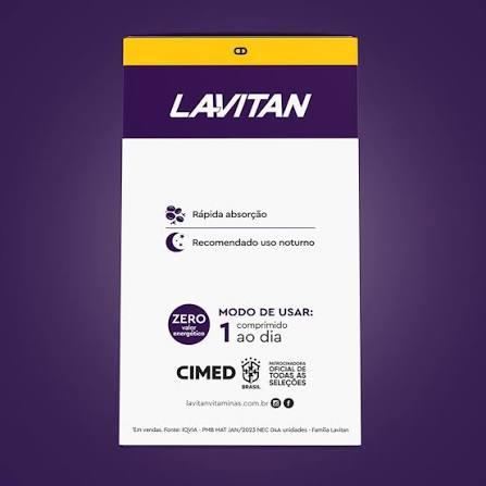 LAVITAN MELATONINA 0,21MG COM PT 150 MAR