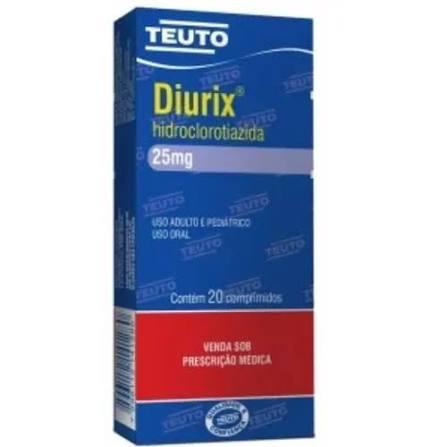 DIURIX 25MG 30CP HIDROCLOROTIAZIDA TEUTO