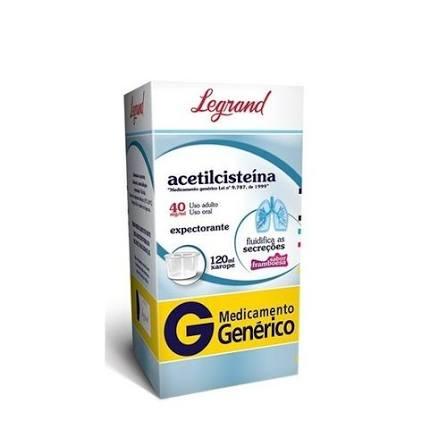 ACETILCISTEINA 40MG/ML 120ML XPE AD FRAMBOESA G. LEGRAND