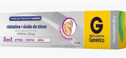 NISTATINA + OXIDO DE ZINCO POM BG 60