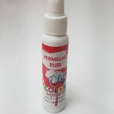 CORANTE LIQUIGEL 60 GR ICEBERG VERMELHO RUBI