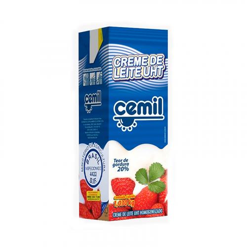 CREME DE LEITE CEMIL 1 LITRO