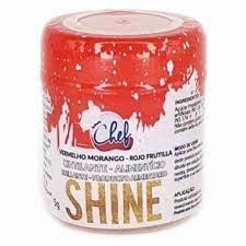 PÓ CINTILANTE VERMELHO MORANGO 5 G SHINE ICEBERG