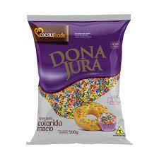 GRANULADO COLORIDO MACIO 500 GR CACAU FOODS