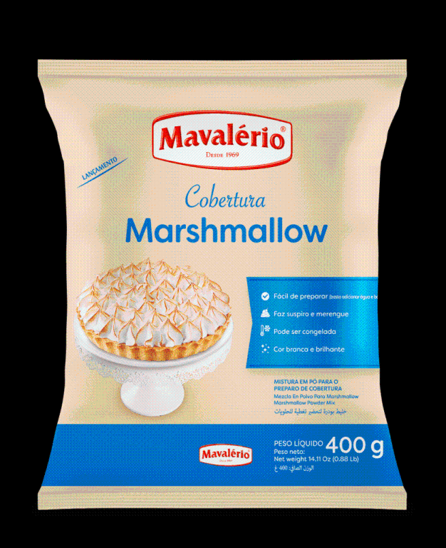 MISTURA PARA MARSHMALLOW 400 GR MAVALÉRIO