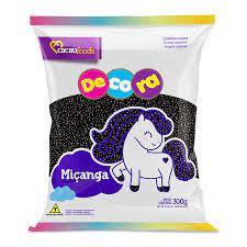 CONFEITO MIÇANGA PRETO 300GR CACAU FOODS