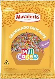 GRANULADO CROCANTE COLORIDO 500 GR MIL CORES