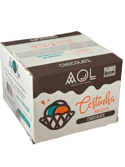 CESTINHA CHOCOLATE C/60 - AOL