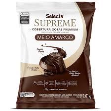 COBERTURA SUPREME CHOCOLATE MEIO AMARGO 1,01 KG SELECTA MIX