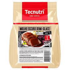 MOLHO ESCURO TIPO DEMI GLACE 500 GR TECNUTRI