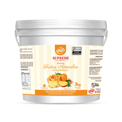 RECHEIO FRUTAS AMARELAS  3 KG MIX