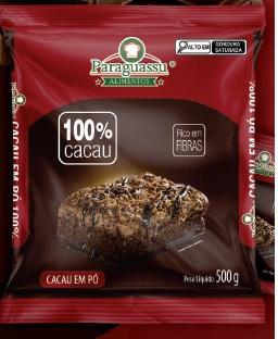 CACAU EM PÓ 100% 500 GRAMAS  PARAGUASSÚ