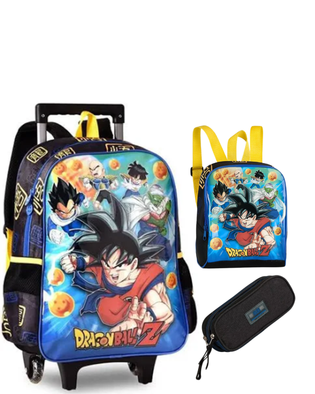 DZ3583K MOCHILETE KIT-03-PCS INF. MASC DRAGONBALL Z