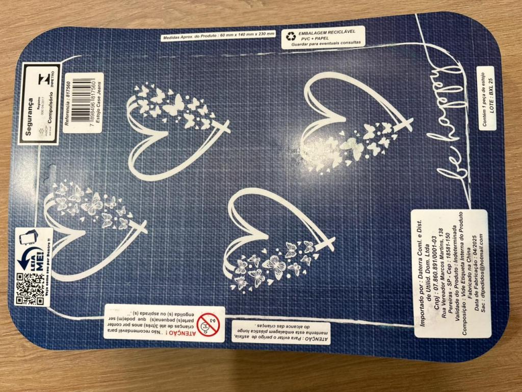 AS - ESTOJO DO TERRA CASE FEMININO JEANS IMPRESSO