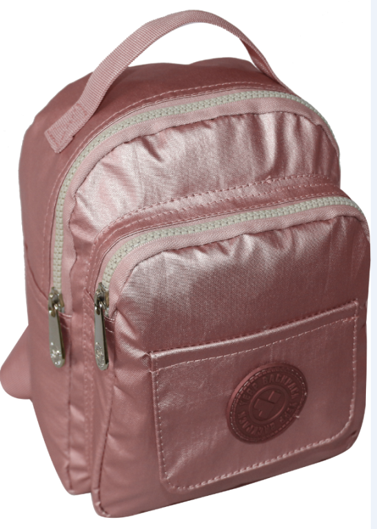 AO - MINI MOCHILA DE NYLON METALIZADA 9