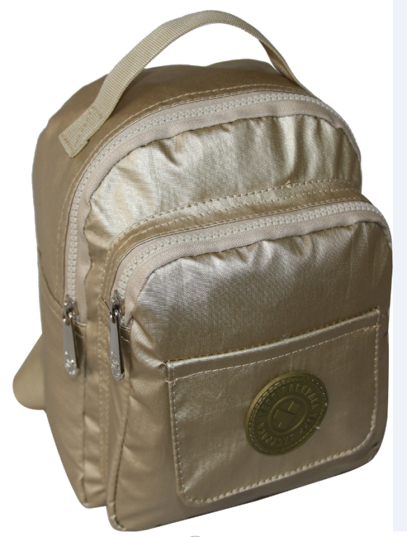 AO - MINI MOCHILA DE NYLON METALIZADA 9