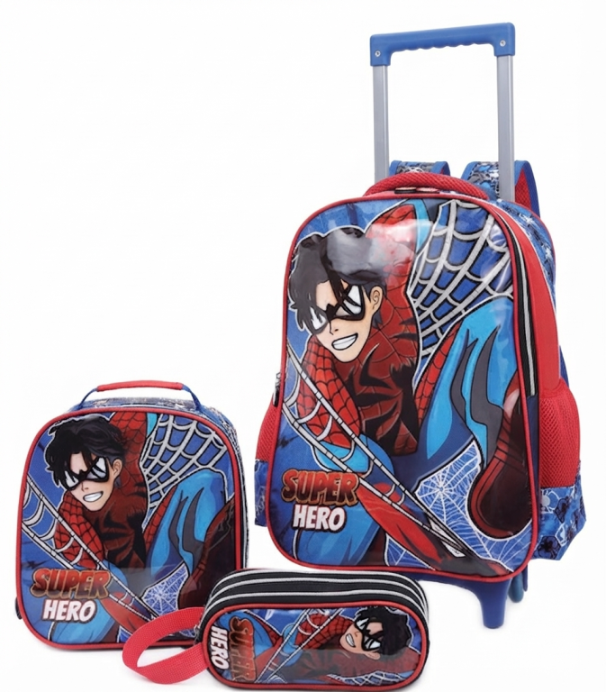 AL - MOCHILETE KIT INFANTIL SPIDER MAN