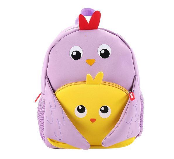 AD - YS42340 MOCHILA INFANTIL MOMMY AND BABY EM PELUCIA - 13''