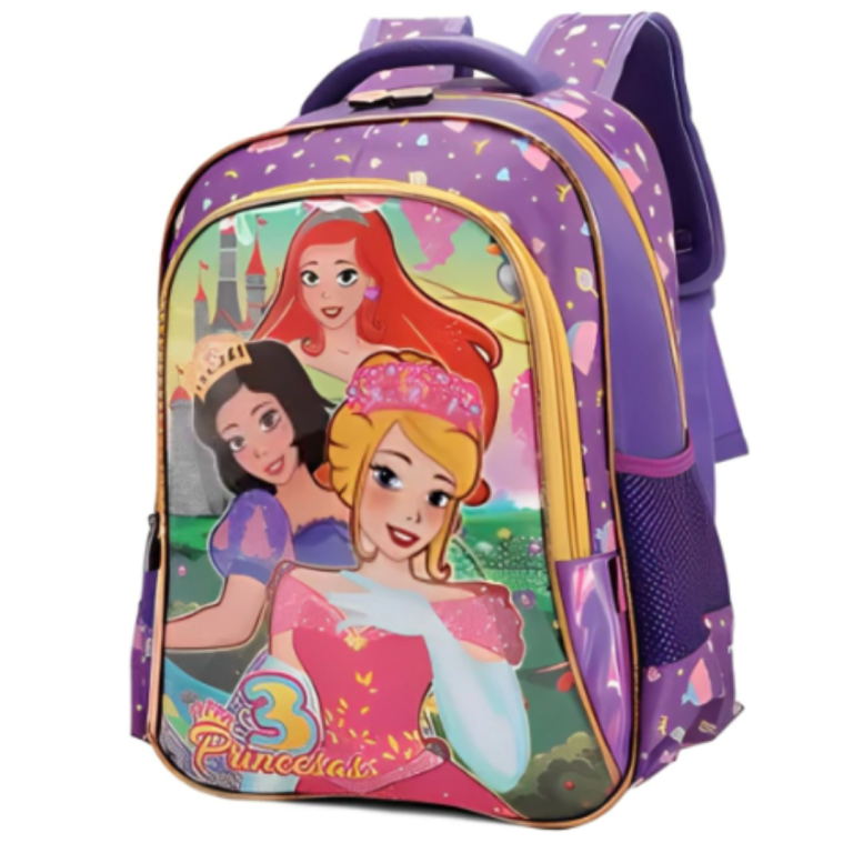 E-M4822 MOCHILA DE COSTA INF FEM PRINCESAS M