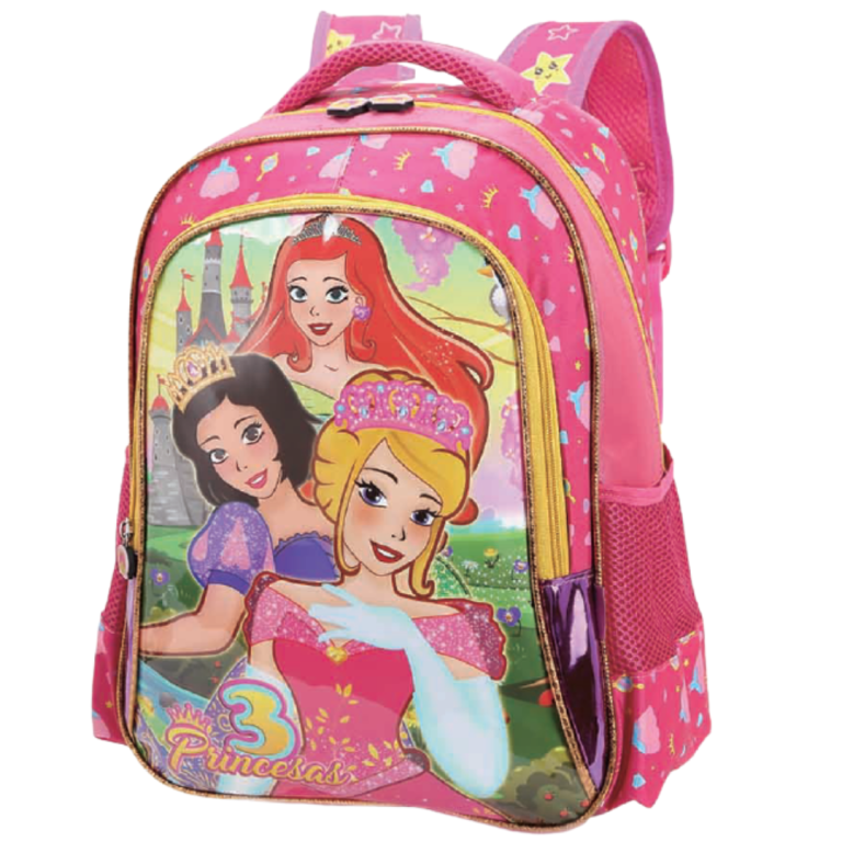 E-M4822 MOCHILA DE COSTA INF FEM PRINCESAS M