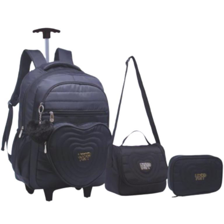 KIT MOCHILA JUVENIL FEMININA DE